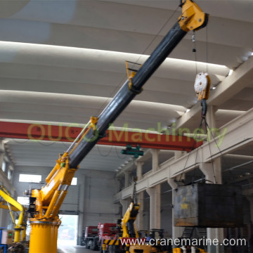 8T15M Easy Operation Telescopic Boom Marine Crane